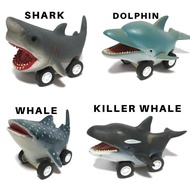 Sea Animal Pullback Car Kids Toys Sea Animals