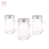 [WETK] 1Pc 40ml Jam Honey Jar Portable Leakproof Coffee Milk Juice Bottle With Lid Home Party Bar Vo
