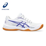 ASICS Women UPCOURT 5 Indoor Court Shoes in White/Blue Violet