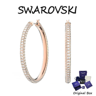 ♈Swarovski♈ 5383938 Rose gold pink crystal earrings (with genuine packaging gift box)