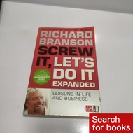 240 English books Screw It, Let's Do It：Lessons in Life and Business  Second-hand