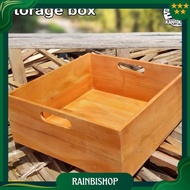 Wooden Tray Wooden Box Handle 30-50X30X10Cm Wooden Storage Cod