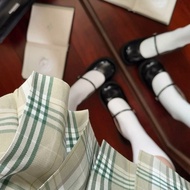 Skirt Skirt tr Summer Zhiwoman Pleated Worry-Free Bell High-Grade Grid Hundred Green Book Uniform jk