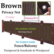 🔆 140gsm Anti UV Shade Fence Sun Shade Mesh Balcony Shade Net Privacy Screen Balcony Backyard Deck P