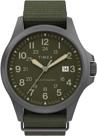 Timex 41 mm Expedition North Field Post Solar Recycled Fabric Strap Watch Olive/Gunmetal