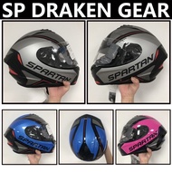 Spartan Helm Full Face Sepeda Motor Helm Full Face Nhk Full Face Helm