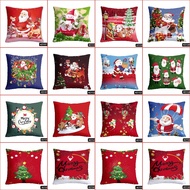 Christmas Decoration Cushion Cover Sofa Throw Pillow cases with Zipper Cushion Covers 45x45 Square