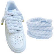 Thick Rope Shoe Laces for Air Force 1, Dont Punch DIY Chunky Jumbo Shoelaces for Dunk,Air Jordan,AF1