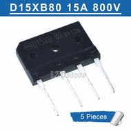 5pcs D15XB80 D15SB80 15A/800V Induction Cooker Rectifier Bridge can replace T15XB60 D15XB60