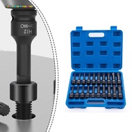 【BEST HOT】20pc Socket Set With H6,H7,H8, H10,H12,H14,H16,H17,H18,H19 Sockets Cr-Mo Steel