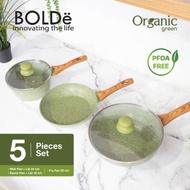 Panci Bolde Set Original Panci Bolde Organic Green Pan Set Bolde