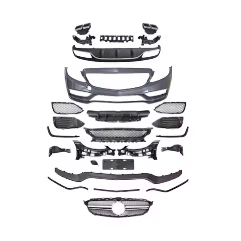 exhaust w205 body kit amg w205 c63 coupe diffuser for mercedes benz W205 C63 AMG S COUPE