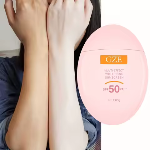 GZE MINERAL SUNSCREEN LOTION: SPF50 Broad Spectrum UVA UVB, Face Neck Protection, Sunburn Cream Zinc