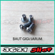 4 PCS Baut Mesin Jahit/BAUT PLAT/ baut L/BAUT gigi/BAUT sepatu