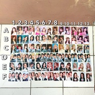 PHOTOCARD IVE YUJIN GAEUL REI WONYOUNG LIZ LEESEO