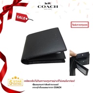 Coâćh พร้อมส่ง Outlet ปลอดภาษี กระเป๋าสตางค์ กระเป๋าสตางค์ผู้ชาย F74993 F74771 กระเป๋าใส่เหรียญ