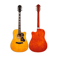 Kazuki Deluxe Series Acoustic Guitar กีต้าร์โปร่ง 41นิ้ว คาซูกิ DLKZ41C GEN2 กีตาร์โปร่งคอเว้า