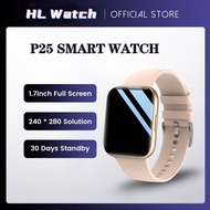 HL New Men Smartwatch Smart Watch Women Wristwatch P25 IP68 Waterproof Fitness Bracelet Sports SPO2/