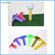 Wor* Golf Rubber Tees Driving Range Professional Tees Stable Balls Holder Training Driving Range Tee