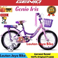 Sepeda Anak 18 Mini Genio Iris Sepeda anak perempuan