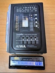 aiwa HS-J10 1987年 卡帶 隨身聽 錄音帶 電台 收音機 零件機