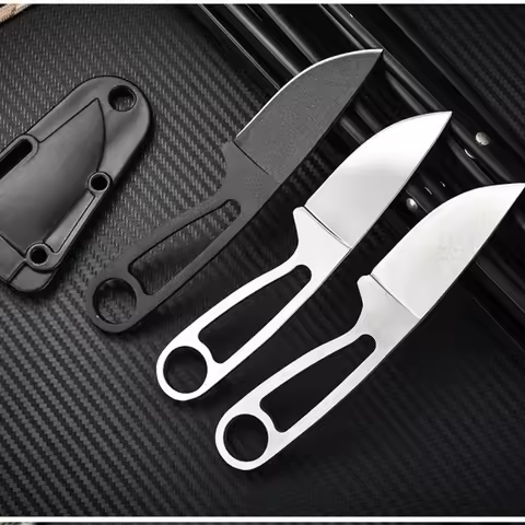 New Stainless Steel Outdoor Knife Integrated EDC Straight Knife Camping Survival Pocket Knife 3Cr13 