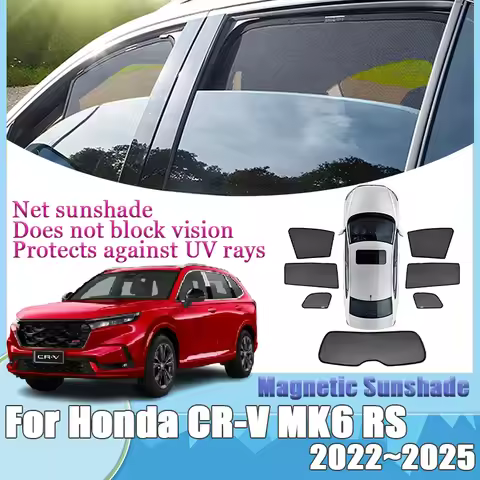 For Honda CR-V MK6 RS ZC8 e:PHEV e:FCEV 2022 2023 2024 2025 Honda Breeze Mesh Sunshade Pad Visors Pr