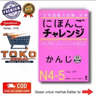 Nihongo challenge N4 - N5 Kanji Japanese book