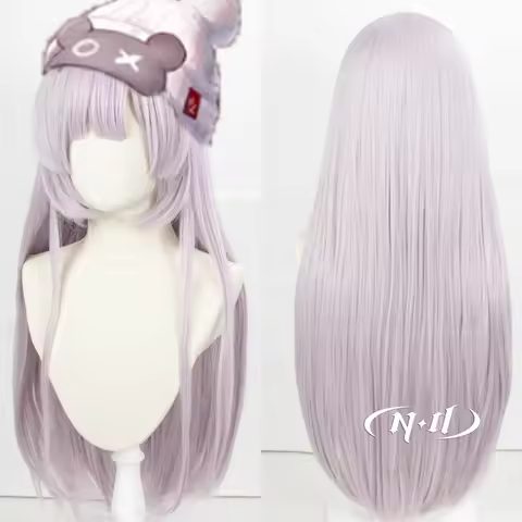 ND Hella Cosplay Wigs Path to Nowhere Cosplay Purple Long Curly Hair Wigs for Game Comic Con Coser H