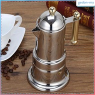 [GedonMY] Stovetop Espresso Maker, Maker, Stainless Steel Espresso Maker Machine For Full, Espresso 
