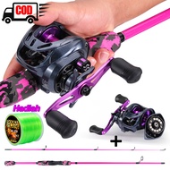 Sougayilang COD Joran Pancing Set 1.8m Joran Dan 7.2:1 Reel BC Joran Casting Set Joran Set Lengkap.