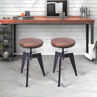 Rotating Retro Product loft Patented Iron Art Lifting Distressed High-Foot Bar Chair Manufacturer St