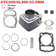 [Engine Cylinder Sleeve] Motorcycle Engine Cylinder Sleeve CB200 XL200ATC200 XR200 63.5mm Cylinder P