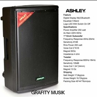 Speaker Aktif Ashley 15 Inch Ashley Hero 15 A Original Active 15 Inch ( jual 1 set )