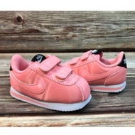 現貨 iShoes正品 Nike Cortez Basic 小童鞋 粉紅 黑 白 緞面 魔鬼氈 阿甘 BQ7100600