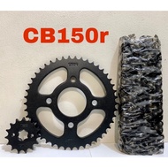 CBR150 /CB150R Chain and sprocket set(Standard428)(MAMAW 520)