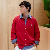 MERAH JOEY KNITTED CARDIGAN (RED) | MEN'S KNIT CARDIGAN (RED)