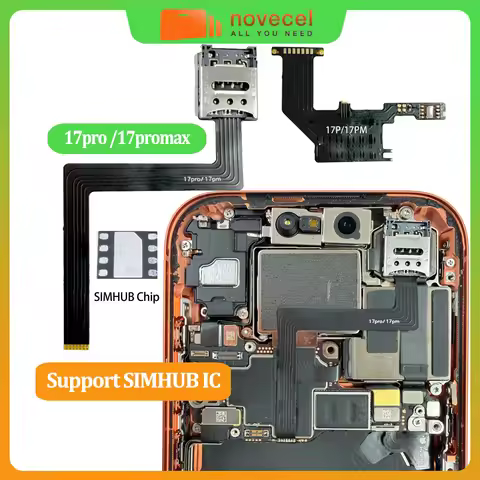 US Version Esim to Sim Card Flex Cable + ESIM for iPhone 17pro 17 pro max Built-in MEP Integration