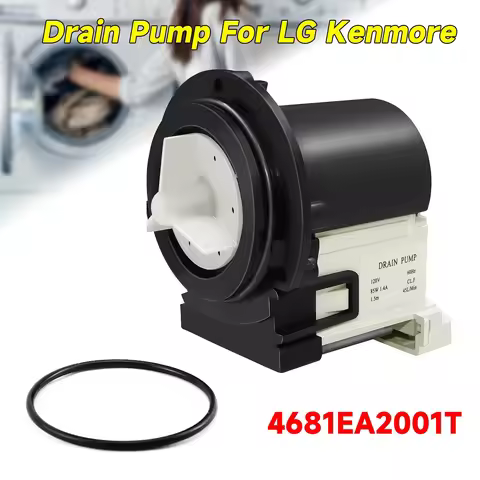 4681EA2001T OEM Washer Drain Pump Motor Replacement for Kenmore & LG - AP5328388 4681EA1007D - Fits 