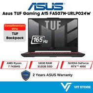 ASUS TUF GAMING A15 FA507N-URLP024W JAEGER GREY R7-7435HS RTX4050 6GD6 16GB DDR5 512GB SSD 15.6" 144