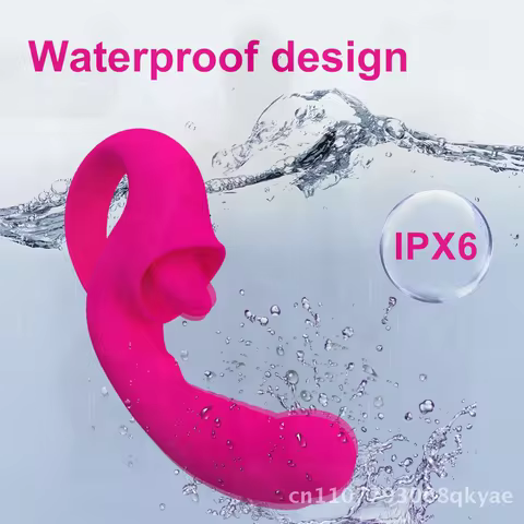 Tongue Licking Vibrator 10 Frequency Female Masturbation Silicone ABS Material Rose Red Purple Brigh