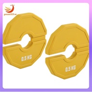 [gaozuo523.vn] 2PCS Gym Micro-Type Plates Dumbbell Fractional Weight Plate Rubber Fractional Weight 