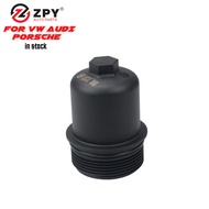 premium-ZPY Auto Parts Aluminum Transmission Oil Filter Housing for VW Golf 02E305045 02E305047A