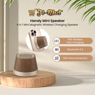 EZVALO 4 in 1 Magnetic Wireless Charging Handy Mini Speaker