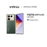 Infinix Note 40 Pro 5G Smartphone  256GB+8GB(UP TO 16GB) MediaTek DIMENSITY 7020 45W Fast Charge + 20W Wireless Charge 3D Curved Display