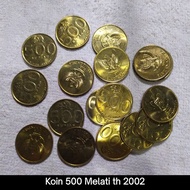 Koin 500 Kuning Melati th 2002