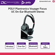 POLY Plantronics Voyager Focus UC Bluetooth Stereo On-Ear Active Noise Cancelling Headset w Charge Stand