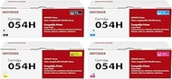 054 054H High Yield Toner Cartridge 4 Pack Compatible Replacement for Canon 054 CRG 054 CRG-054 Colo