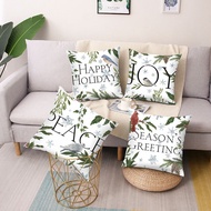 （ALL IN STOCK XZX）Creative Letter Bird Print Square Pillow Cushion Cover Car Sofa Chair Sofa Cover Simple Home Decoration Accessories   (Double sided printing with free customization of patterns)