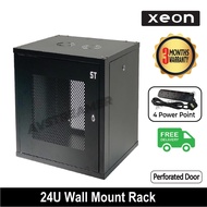 24U Heavy Duty Wall Mount Server Rack